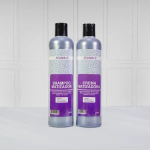Shampoo y Crema Matizadora Violeta Reania.y 500ml